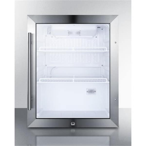 Summit Appliance SPR314LOS 24.75 x 18.88 x 17 in. Outdoor Compact Commercial Beverage Center with Lock; Black Cabinet SPR314LOS - main